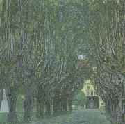 Gustav Klimt Avenue in Schloss Kammer Park (mk20) USA oil painting artist